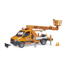 Bruder sprinter Mercedes Benz cu sirena si platforma