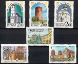 C379 - Belarus 1992 - Biserici si Castele 6v.neuzat,perfecta stare, Nestampilat