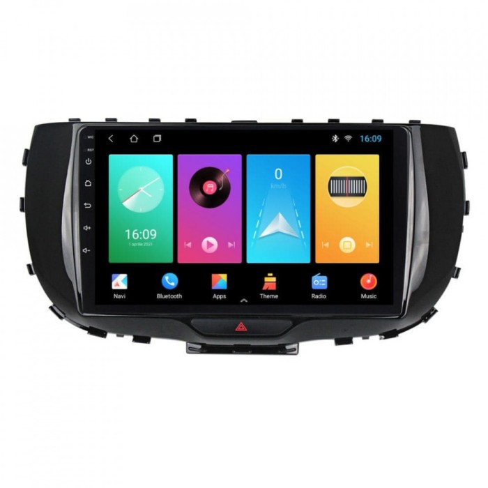 Navigatie dedicata cu Android Kia Soul dupa 2019, 2GB RAM, Radio GPS Dual Zone,