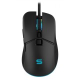 Mouse gaming Serioux Kayel, 6400dpi, 7 butoane, RGB, negru