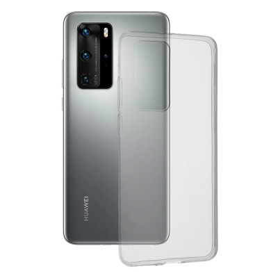 Husa pentru Huawei P40 Pro, Techsuit Clear Silicone, Transparent foto