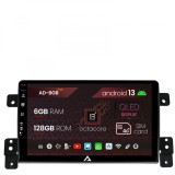 Navigatie Suzuki Grand Vitara (2005-2015), Android 13, B-Octacore 6GB RAM + 128GB ROM, 9 Inch - AD-BGB9006+AD-BGRKIT314
