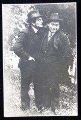 N. P. CIUCURESCU si J. NICULESCU - NICO , FOTOGRAFIE PE HARTIE CRETATA , COLECTIA CRITICULUI DRAMATIC GEORGE FRANGA , PERIOADA INTERBELICA