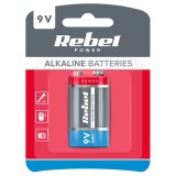 BATERIE ALCALINA 9V BLISTER EuroGoods Quality, Rebel