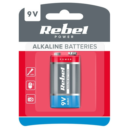 BATERIE ALCALINA 9V BLISTER BAT0062B