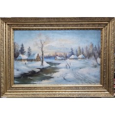 PEISAJ DE IARNA - SEMNAT INDESCIFRABIL