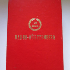 Medalia Crucea Germană pentru pompieri 25 ani serviciu Baden-Wurttemb.în cutie