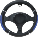 Husa volan negru cu albastru , material cauciucat, diametru 37-39cm AutoDrive ProParts, Automax