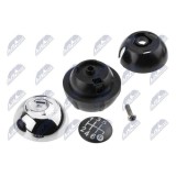 Maner schimbator viteze Fiat 500 Abarth 2007-, Crom Argintiu-Capac Negru-6 trepte, 55344048