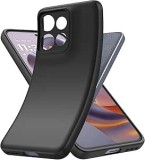 BestCase&reg; Husa pentru Motorola Edge 50 din Silicon Ultra Slim, Negru mat