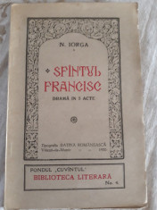 NICOLAE IORGA - SFINTUL FRANCISC (editie interbelica) foto