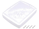Carcasă Universală ABS Albă cu Garnitură 144x184x38mm