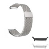 Curea Milanese Slim Fit compatibila Samsung Galaxy Watch8 Classic 46mm, Argintiu