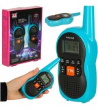 Set 2 statii Walkie Talkie pentru copii, Raza de Actiune 3 km, cu Antena si Lanterna