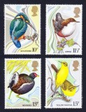 Marea Britanie 1980 - Păsări, serie neuzata