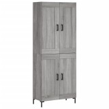 Cumpara ieftin Dulap inalt, gri sonoma, 69,5x34x180 cm, lemn compozit