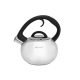 Fierbător tradițional fabricat din inox, ceainic 2 litri, 18-23 cm, argintiu, Lilac, Kassel
