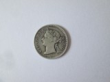 Hong Kong 5 Cents 1899 Victoria,argint cu patina deosebita in stare foarte buna, Asia