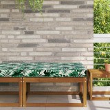 vidaXL Perna pentru canapea de exterior Model cu frunze 80 x 80 x 8 cm 900824