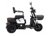 Triciclu electric Z-Tech ZT-16 LEKU, motor 1300W , baterie 60V 20Ah, viteza 25km/h, autonomie 55km, nu necesita permis de conducere - Alb
