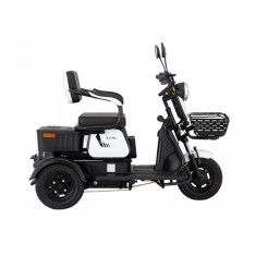 Triciclu electric Z-Tech ZT-16 LEKU, motor 1300W , baterie 60V 20Ah, viteza 25km/h, autonomie 55km, nu necesita permis de conducere - Alb