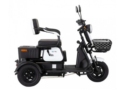 Triciclu electric Z-Tech ZT-16 LEKU, motor 1300W , baterie 60V 20Ah, viteza 25km/h, autonomie 55km, nu necesita permis de conducere - Alb foto