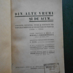 DIN ALTE VREMI SI DE ACUM ... (1934, relegata)