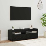 Cumpara ieftin Cabinet TV 2 pcs Stejar Negru 60 x 35 x 40 cm Lemn compozit