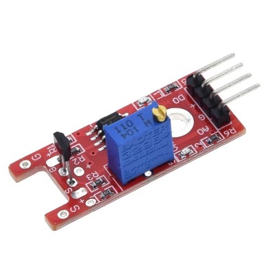 Modul senzor KY-024 cu comutator magnetic liniar Hall contorizare viteza Arduino foto