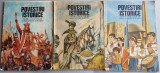 Povestiri istorice - Dumitru Almas (3 vol) ilustratii propaganda pentru pionieri, 1987, Alta editura