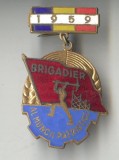 BRIGADIER al muncii Patriotice anul 1959 Republica Populara Romana - Insigna