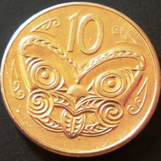 Moneda exotica 10 CENTI - NOUA ZEELANDA, anul 1981 * cod 639 B