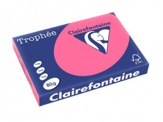 Hartie color Clairefontaine Intens A3 roz foto