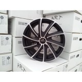 Set jante aliaj ART 7619 negru mat 15 inch, cu kit instalare inclus
