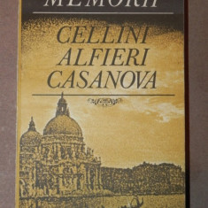 MEMORII - CELLINI ALFIERI CASANOVA BUCURESTI 1981