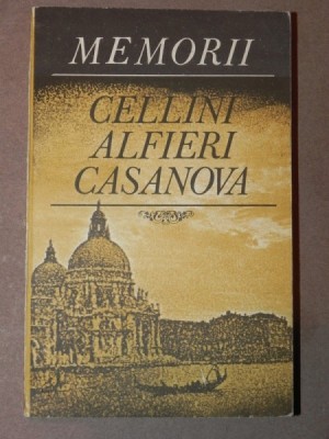 MEMORII - CELLINI ALFIERI CASANOVA BUCURESTI 1981 foto