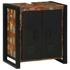 vidaXL Dulap de chiuvetă Maro 55 x 35 x 60 cm Lemn masiv recuperat