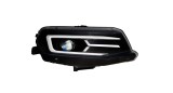 Set faruri Chevrolet Camaro, 06.2018, montare fata, stanga+dreapta, indicator dinamic; cu semnalizare pe LED; H9; electric; crom, transparent;