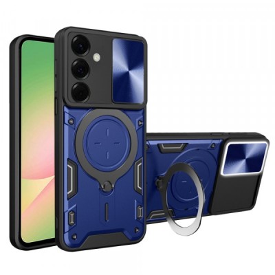 Husa pentru Samsung Galaxy A56 A566, Techsuit, CamGuard Pro, Albastra foto