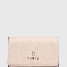 Furla portofel de piele femei, culoarea bej