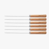 Set 6 Tepuse Frigarui Inox 30cm Tramontina ProChef Cookware - Maner Lemn Jatoba, Rezistent, Ideal Gratar, Cadou