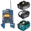 BMS Makita 18V BL1830 BL1815 BL1850 BL1860 LXT400, Protectie Supraincarcare, Supratensiune, LED Stare