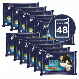 FELIX DUO pliculețe - o selecție delicioasă de pește 48 x 85 g