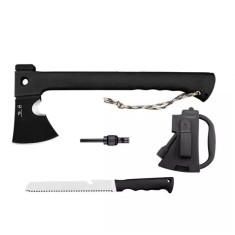 Topor 3 in 1 amnar,cutit si fluier, 35.5 cm, teacă inclusă