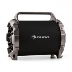 Auna Blaster M difuzor portabil Bluetooth cu LED-efect luminos, 2x microfoane, AUX SD FM USB foto