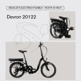 Cumpara ieftin Bicicleta Electrica Pliabila Devron 20122 - 20 Inch, S, Negru Ultimate FactoryBikes