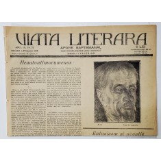 VIATA LITERARA , SUB CONDUCEREA UNUI COMITET , SAPTAMANAL , ANUL III , NR.72 , 4 FEBRUARIE , 1928