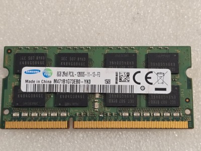Memorie RAM laptop SAMSUNG 8GB, DDR3L,1600Mhz, Voltaj 1.35V foto