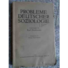 Probleme Deutscher Soziologie - Karl Dunkmann ,534670