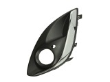 Grila bara fata Opel Corsa D, 01.2011-12.2014, Stanga, 1400873, 55B1273J cu locas pentru proiectoare,insertie crom